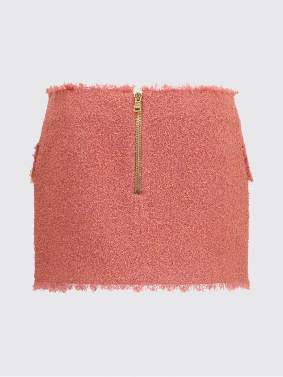 26SS 발망 미디 스커트 GF0LBB50WD60 4HO Pink - BALMAIN