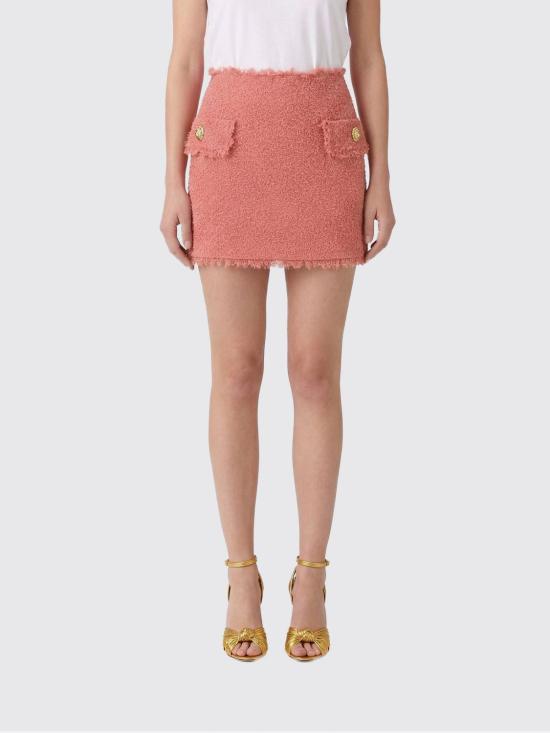 26SS 발망 미디 스커트 GF0LBB50WD60 4HO Pink