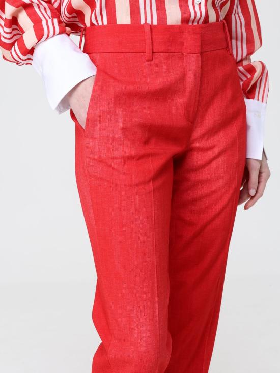 26SS 에르마노 설비노 스트레이트 팬츠 D486P300EMY S4805 Red - ERMANNO SCERVINO