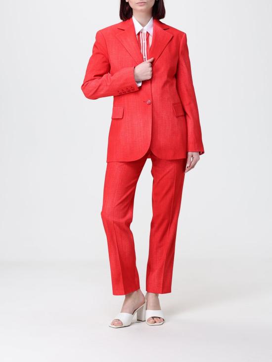 26SS 에르마노 설비노 스트레이트 팬츠 D486P300EMY S4805 Red - ERMANNO SCERVINO