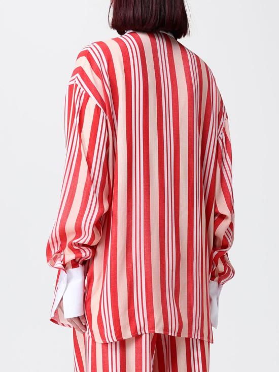 26SS 에르마노 설비노 셔츠 D482K377OQN S4808 Red - ERMANNO SCERVINO