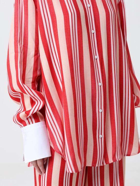 26SS 에르마노 설비노 셔츠 D482K377OQN S4808 Red - ERMANNO SCERVINO