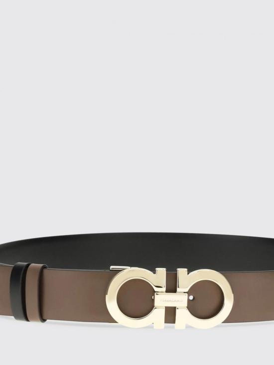 26SS 살바토레 페라가모 레귤러 벨트 764023 727 Cocoa - SALVATORE FERRAGAMO