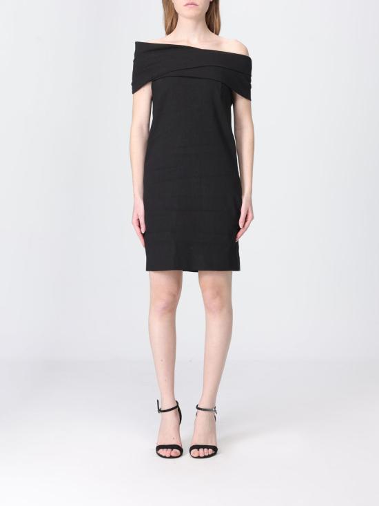 26SS 텔라 미디 원피스 010287 X001 Black