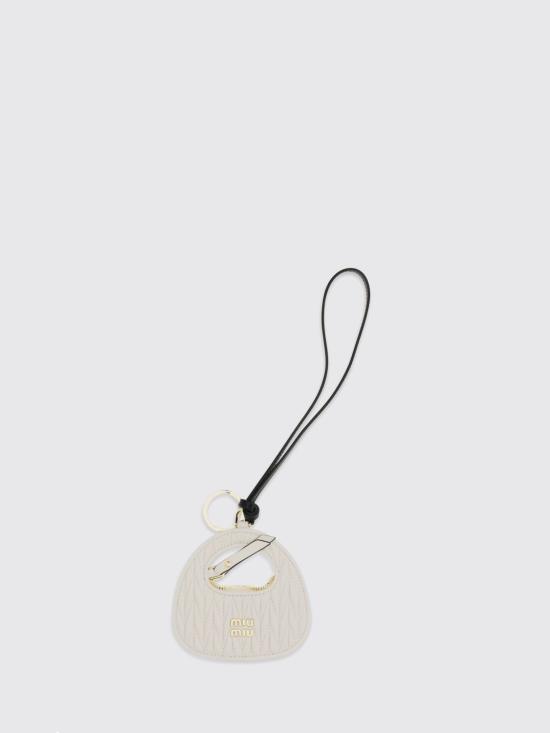 26SS 미우미우 키링 5TL3572CWB F0009 White