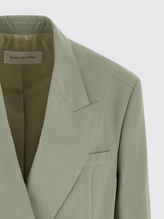 26SS 드리스 반 노튼 수트 자켓 2611304003309 602 Green - DRIES VAN NOTEN
