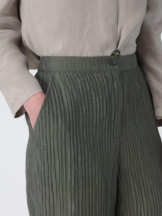 26SS 엠포리오 아르마니 스트레이트 팬츠 EW003446 AF20830 F7010 Olive - EMPORIO ARMANI