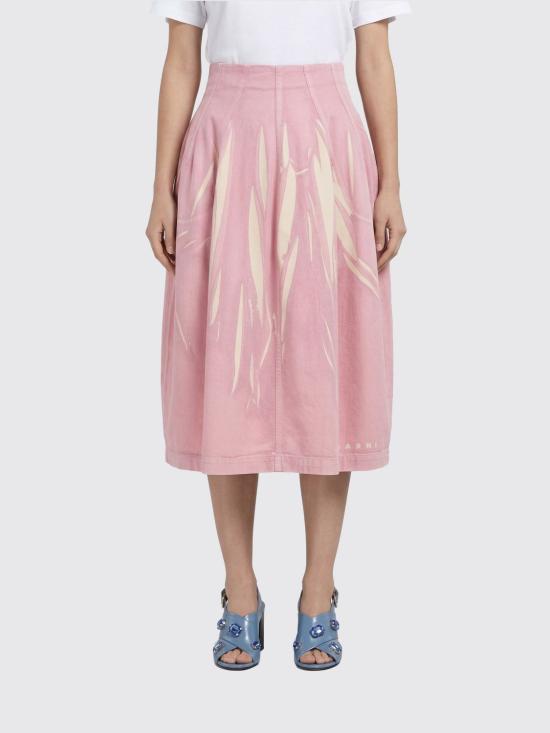 26SS 마르니 미디 스커트 GOJD0703A1USCY64 PRC13 Pink