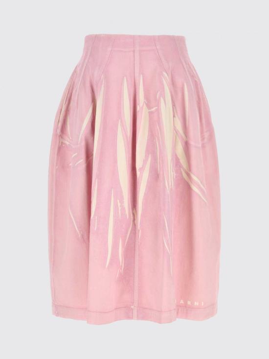 26SS 마르니 미디 스커트 GOJD0703A1USCY64 PRC13 Pink - MARNI