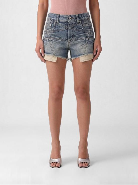 26SS 다크쉐도우 데님 숏팬츠 DS01F4300DWBET2 06 Blue