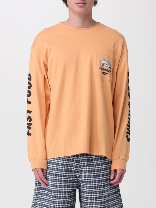 26SS 칼하트 WIP 긴팔 티셔츠 I036216 3IAXX Orange