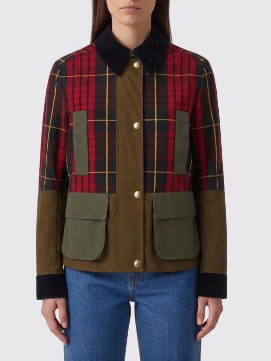 26SS 알렉산더 맥퀸 자켓 851081QEAHN 6120 Multicolor