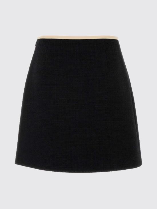 26SS 발렌티노 가라바니 숏 스커트 7B0RAEB090Y ES9 Black - VALENTINO GARAVANI