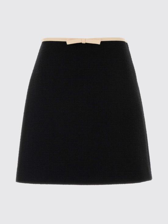 26SS 발렌티노 가라바니 숏 스커트 7B0RAEB090Y ES9 Black - VALENTINO GARAVANI