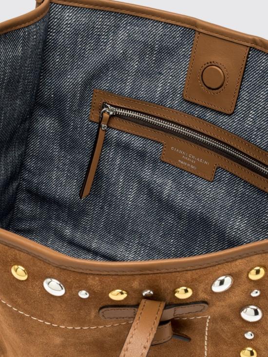 26SS 지아니 끼아리니 숄더백 BS12400TNGR CARAMEL Leather - GIANNI CHIARINI