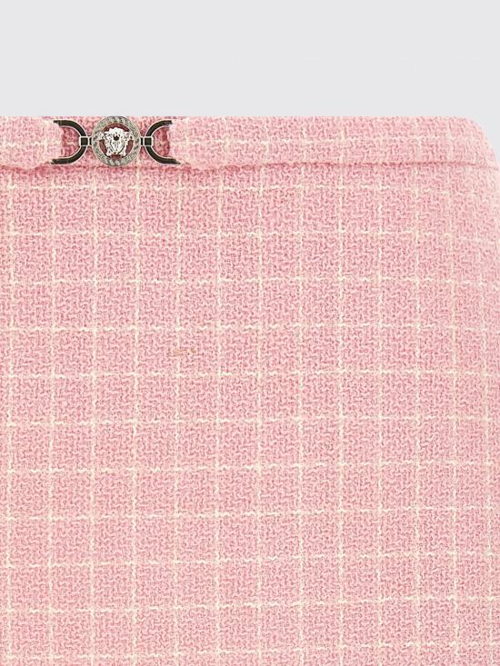 26SS 베르사체 미디 스커트 10223971A10444 2PL40 Pink - VERSACE