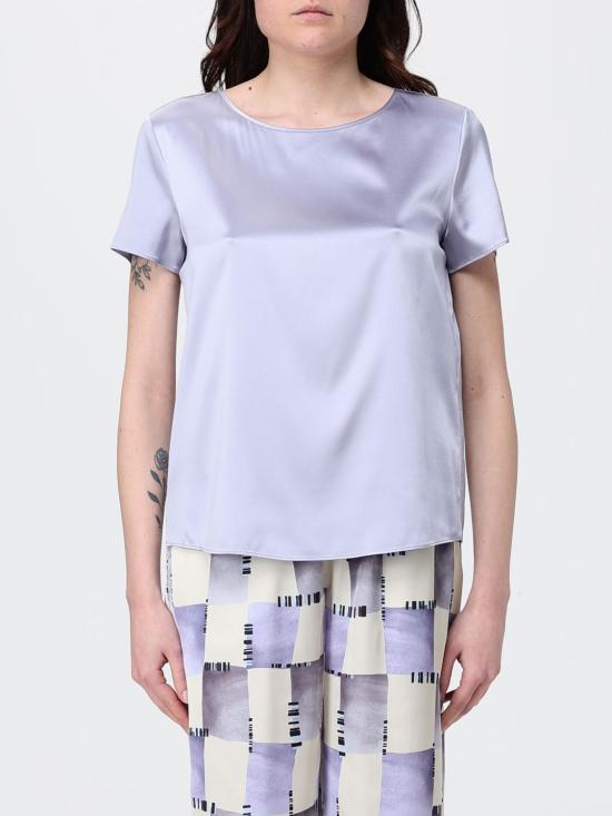 26SS 엠포리오 아르마니 반팔 티셔츠 8N2K15 2NXXZ U9341 Lilac