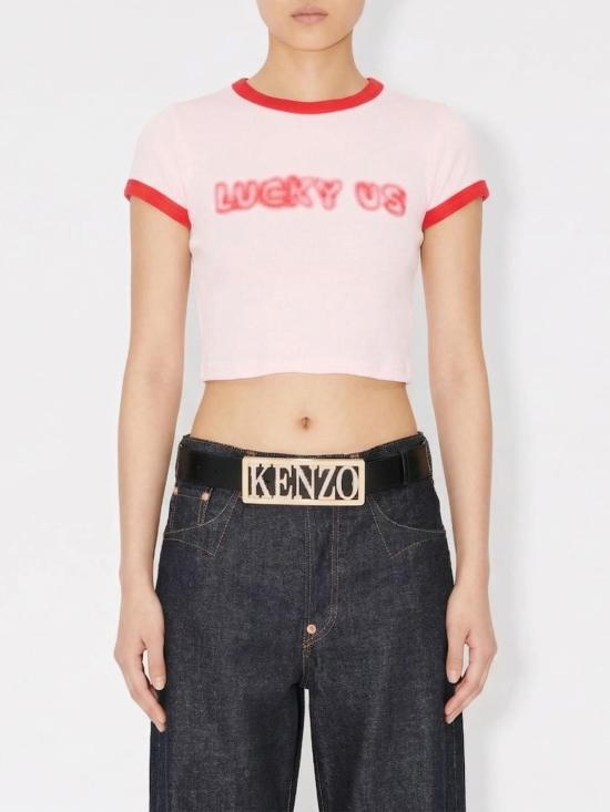 26SS 겐조 반팔 티셔츠 FG52TS0124SK 34 Pink