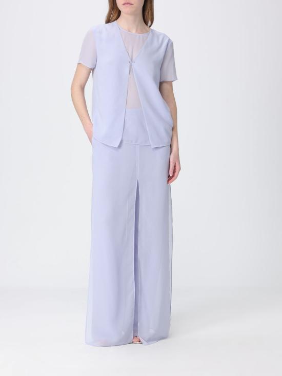 26SS 엠포리오 아르마니 반팔 티셔츠 EW003333 AF10209 U9341 Lilac - EMPORIO ARMANI