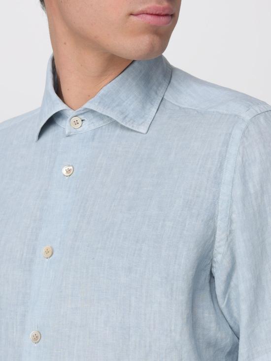 26SS 일레븐티 셔츠 M75CAMH11TET0I026 08NN Gnawed Blue - ELEVENTY