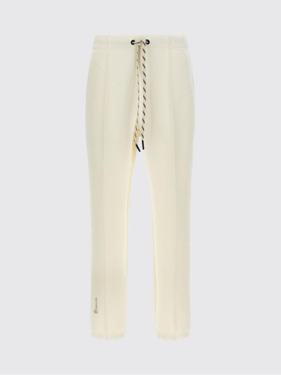 26SS 몽클레어 스트레이트 팬츠 L109888H0000289BC9 031 White