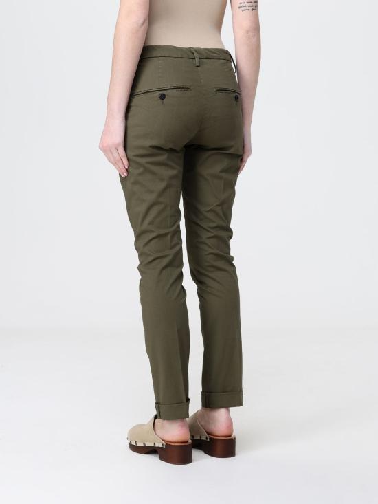 26SS 돈답 스트레이트 팬츠 UP235CS0187UPT0 637 Green - DONDUP