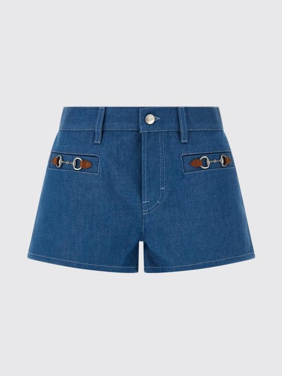 26SS 구찌 데님 숏팬츠 851990XDDEH 4850 Blue - GUCCI