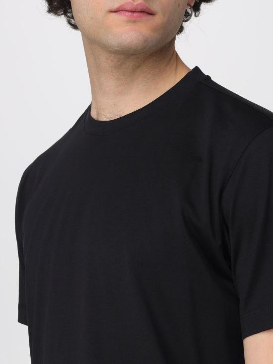 26SS 자노네 반팔 티셔츠 810324ZQ317 Z0015 Black - ZANONE