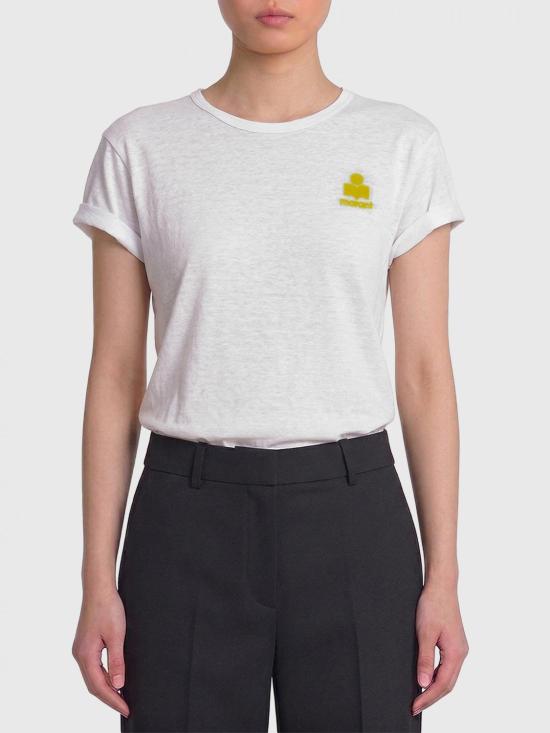 26SS 이자벨마랑에뚜왈 반팔 티셔츠 TS0315FAA1N09E WHYW White 2