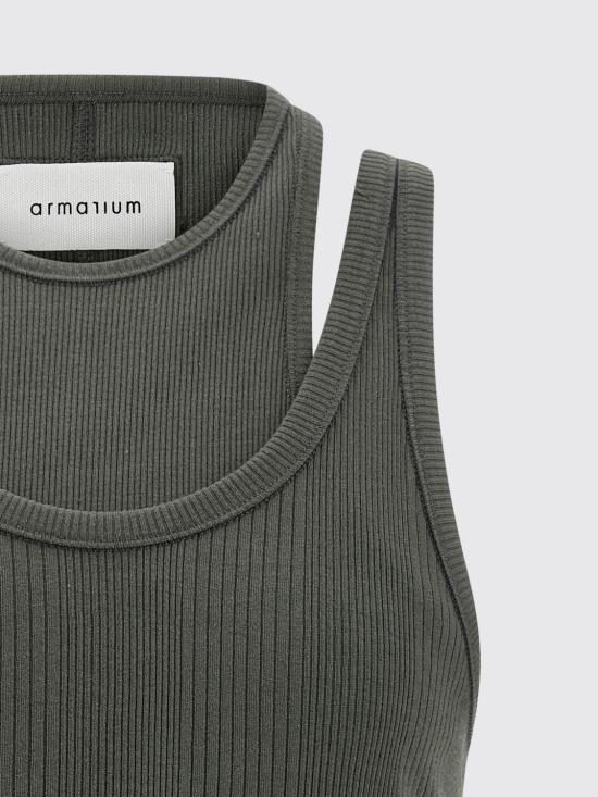 26SS 아르마리움 민소매 티셔츠 ARMTMT040JE05 041 Grey - ARMARIUM