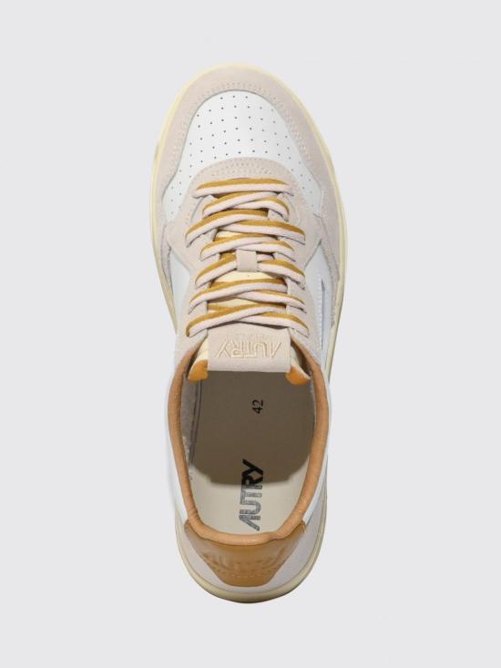 26SS 오트리 메달리스트 로우 스니커즈 AULMBW03 White - AUTRY