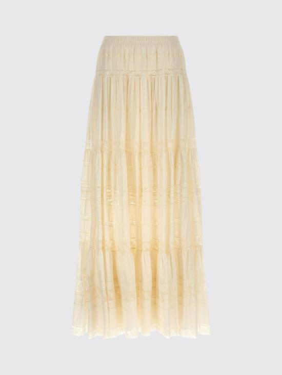 26SS 에르마노 설비노 롱 스커트 D482O384APJBN 10104 White - ERMANNO SCERVINO