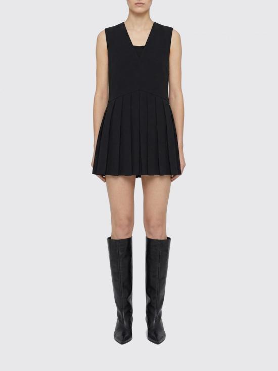 26SS 질샌더 숏 원피스 J01NC0175J40002 001 Black