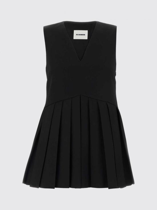 26SS 질샌더 숏 원피스 J01NC0175J40002 001 Black - JIL SANDER