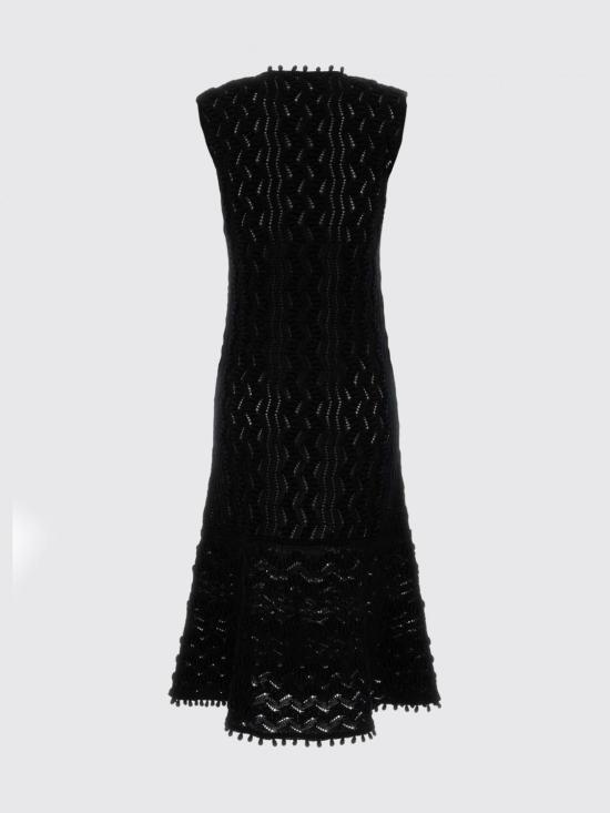 26SS 질샌더 롱 원피스 J02CT0560J15476 001 Black - JIL SANDER