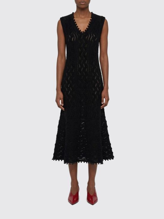 26SS 질샌더 롱 원피스 J02CT0560J15476 001 Black