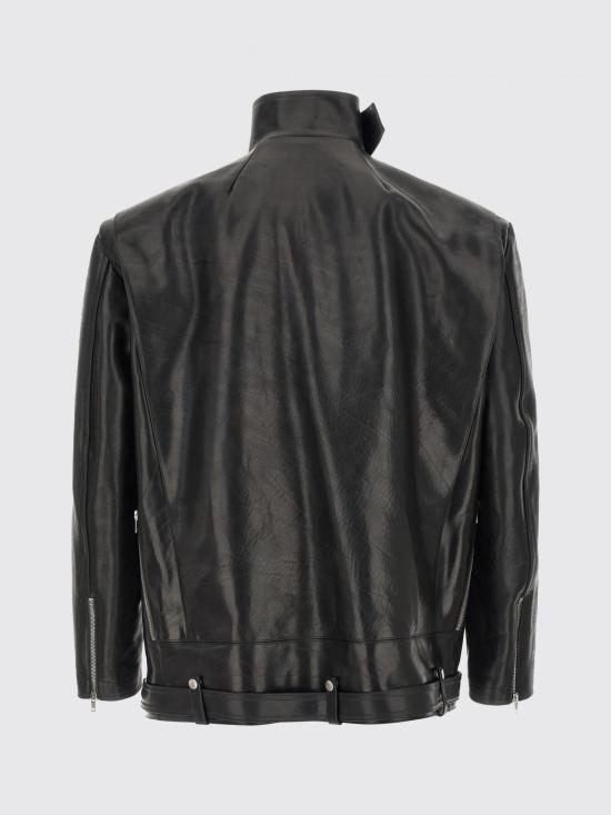 26SS 릭 오웬스 가죽 자켓 RU01F2773LGB 09 Black - RICK OWENS