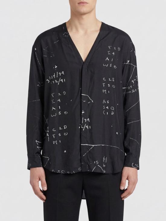 26SS 릭 오웬스 긴팔 셔츠 RU01F2295KP1 09 Black