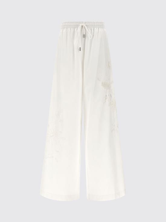 26SS 에르마노 설비노 트레이닝/조거 팬츠 D482P351RWGF 10602 White - ERMANNO SCERVINO