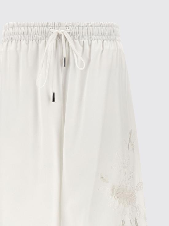 26SS 에르마노 설비노 트레이닝/조거 팬츠 D482P351RWGF 10602 White - ERMANNO SCERVINO