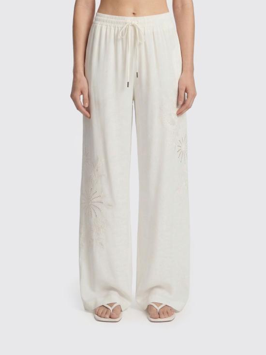 26SS 에르마노 설비노 트레이닝/조거 팬츠 D482P351RWGF 10602 White