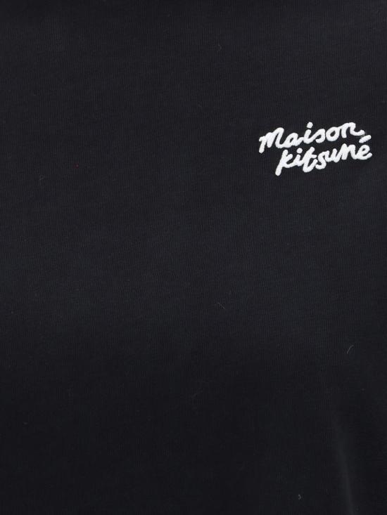 26SS 메종키츠네 핸드라이팅 컴포트 티셔츠 PW00114KJ0119 O197 Black - MAISON KITSUNE