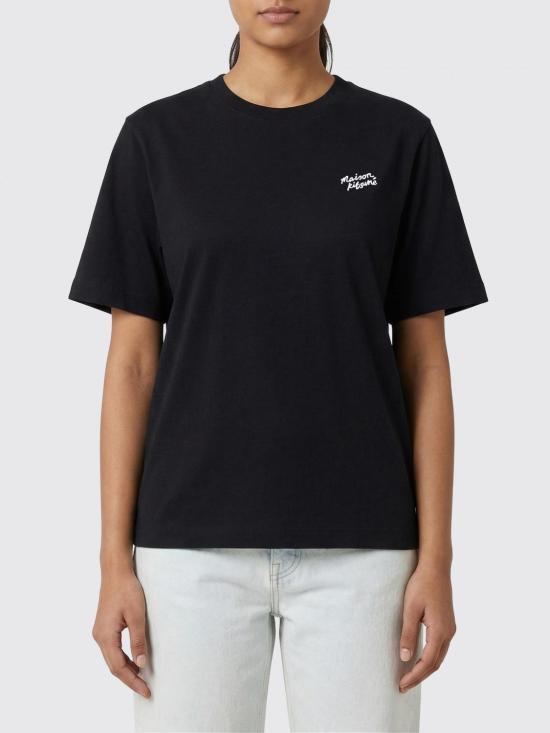 26SS 메종키츠네 핸드라이팅 컴포트 티셔츠 PW00114KJ0119 O197 Black