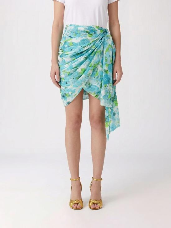 26SS 끌로에 미디 스커트 CH26UJU26387 91J Gnawed Blue