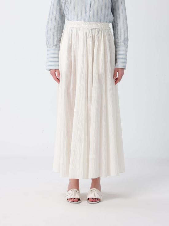 26SS 텔라 롱 스커트 110082010556 A013 White