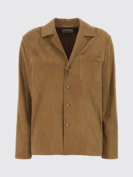 26SS 생로랑 셔츠 860703YCUH2 2631 Tobacco - SAINT LAURENT