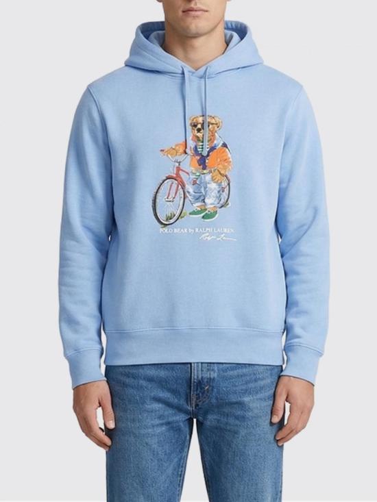 26SS 폴로 랄프로렌 긴팔 티셔츠 710B14614 001 Gnawed Blue