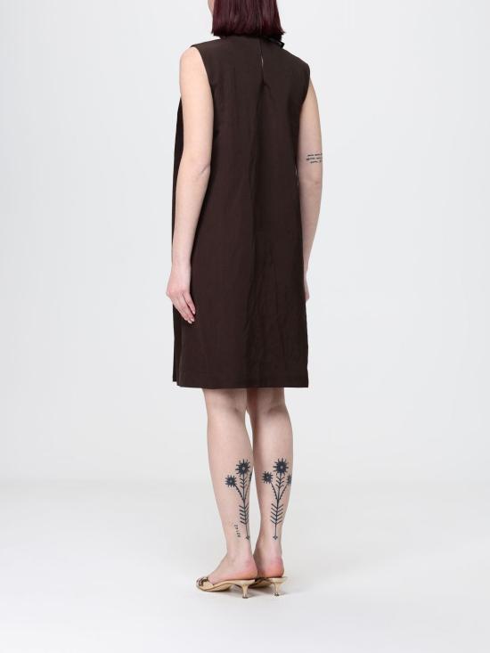 26SS 테르 에 반틴 미디 원피스 V11027102MF02 26 Brown - TER ET BANTINE