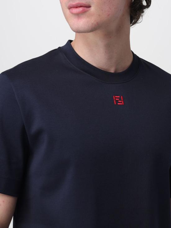 26SS 펜디 반팔 티셔츠 FY1319AY0G F0PTH Blue - FENDI