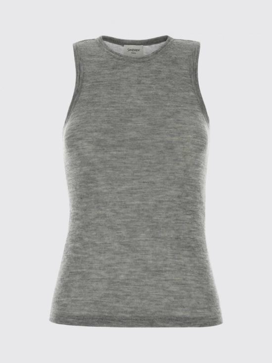 26SS 생로랑 민소매 티셔츠 849919Y38BM 1403 Grey - SAINT LAURENT